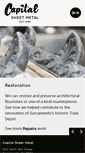 Mobile Screenshot of capitalsheetmetal.net